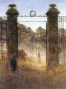 Friedhofseingang Caspar David Friedrich